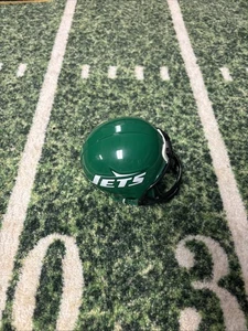 RETRO NFL GOAL LINE NEW YORK JETS COLLECTORS DIECAST 6" HELMET BANK - Picture 1 of 8