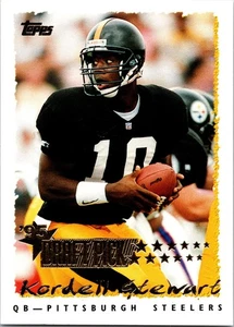 1995 Topps - Kordell Stewart #428 (RC) DRAFT PICK-Steelers Great! - Picture 1 of 2