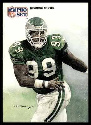 1991 PRO SET Football #392 - JEROME BROWN, Philadelphia Eagles - ALL-NFC TEAM - Image 1 of 2