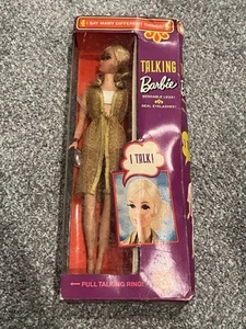 BARBIE PARLANTE VINTAGE 1969 CON ETICHETTA DA POLSO nuova con scatola 1115 - Foto 1 di 17