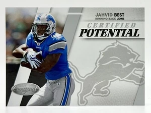 2010 Panini Certified Potential #3 Jahvid Best RC 770/999 Detroit Lions - Picture 1 of 2