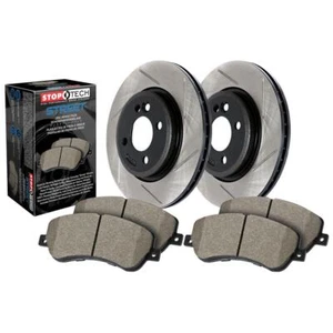 StopTech 937.34510 StopTech Street Axle Pack; Slotted; Rear Brake Kit - Picture 1 of 2