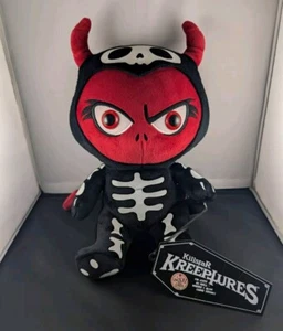 Kreepture Killstar X Gloomy Bear - Skeleton Devil Collectible Plush | NWT #88021 - Picture 1 of 7