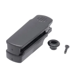 Two Way Radio Belt Clip Walkie Talkie Accessories Belt Clamp Black - Zdjęcie 1 z 8