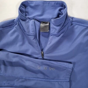 Pullover REI para mujer azul medio 1/4 cremallera manga larga - Imagen 1 de 8