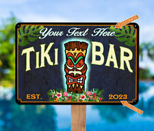 Tiki Bar Sign Beach House Décor Backyard Tropical Surf Barbecue 108122002046