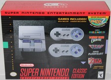 Hot SUPER NINTENDO CLASSIC EDITION SNES MINI CONSOLE 21 GAMES Mario Zelda NEW!!