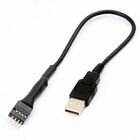 PIN Male to External USB A Male PC Mainboard Internal Data Extension Cable 20cm