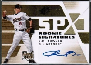 2008 SPx #117 J.R. Towles Astros Rookie Auto (ref 24156) - Picture 1 of 1