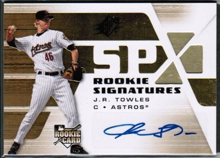 2008 SPx #117 J.R. Towles Astros Rookie Auto (ref 24156) - Image 1 of 1