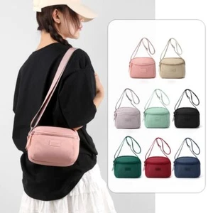 Solid Color Messenger Bags Large Capacity Storage Bag Leisure Purse Women - Picture 1 of 9