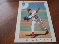 jim abbott  (anaheim angels - pitcher) 1992 classic CARD #T1 MINT condition