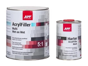 SET APP 020462+020535 AcrylFiller Multi Wet on Wet 5:1 gris incl. dureza normal - Imagen 1 de 4