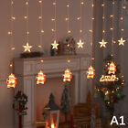 Led Star Moon Curtain Fairy Lights Garland String Lights Home Bedroom Decoration