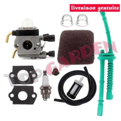 Carburateur & Filtre à Air pour STIHL FS38 FS45 FS46 FS55 FS55R HS45 KM55 FS85 - Photo 1/4