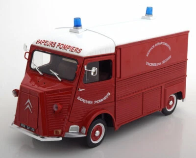 Citroen Type HY 1969 Sapeurs Pompiers Sdis Solido S1850013 1/18 Secours Incendie - Image 1 of 4