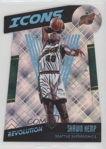 2015-16 Panini Revolution Icons Die-Cuts Cosmic /100 Shawn Kemp #28