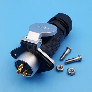 WEIPU WP20 3Pin Waterproof Chassis Panel Mount Aviation Plug Cable Connector - Picture 1 of 5