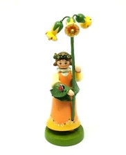 Kathe Wohlfahrt Flower Girl Ladybug Children's Dreams KINDERTRAUM Germany Wood