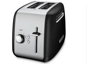 New - KitchenAid 2-Slice Toaster with manual lift lever KMT2115OB, Onyx Black - Picture 1 of 3