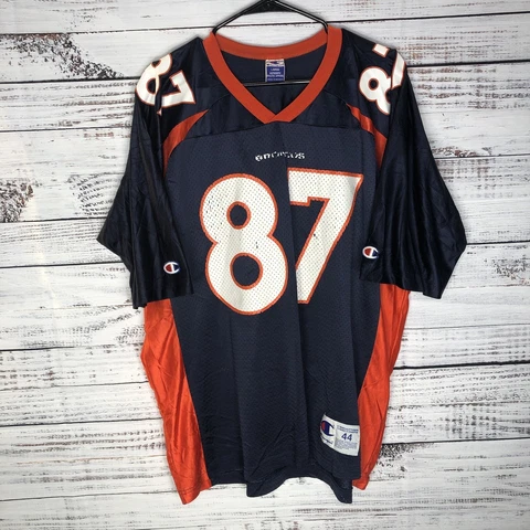 Vintage Champion Denver Broncos Ed McCaffrey #87 NFL Jersey Men’s Size 44 Large Cover