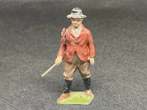 Village Boy With Stick By Britains  (blue 495) - Picture 1 of 6