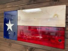 Antique Designer Wall Décor, Charred Texas Flag, Rustic Texas Flag Wall Art Gift