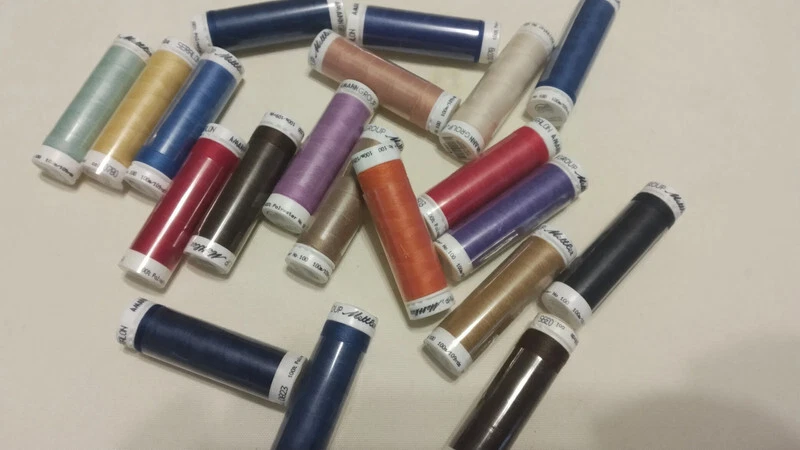 20 assorted spools of 100m Mettler  Universal Polyester Sewing Thread [ mix 15] - Image 1 of 1