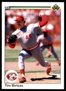 1990 Upper Deck Tim Birtsas Baseball Cards #137