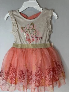 Little Lass Baby Girl Dress Size 18 Months Butterfly - Picture 1 of 7