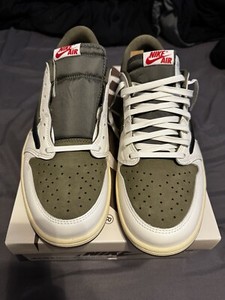 Size 11.5 - Travis Scott x Air Jordan 1 Retro OG SP Low Reverse Olive Brand New