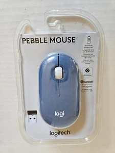 Logitech Pebble Wireless Mouse, Bluetooth, 2.4 GHz Receiver, Silent, Quiet Click - Picture 1 of 6
