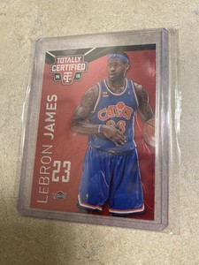 2014-15 panini totally certified basketball LEBRONE JAMES red 201 /279