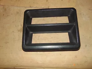 87-91 Ford Bronco F150 F250 F350 Dash Bezel Trim Radio Climate Control BLACK - Bild 1 von 2