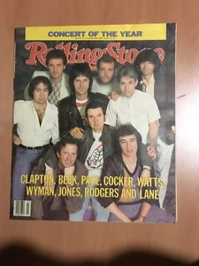Rolling Stone Magazine #413 - Jan. 19, 1984 Clapton, Beck... - no mailing label - Picture 1 of 2