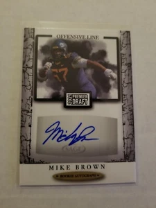 2021 Sage Hit Premier Draft Autograph Mike Brown RC Auto Black #A56 Saints - Picture 1 of 1