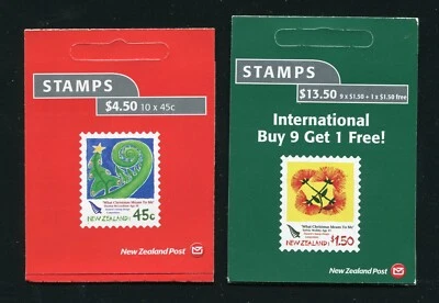 New Zealand 2098-2099 Christmas Complete Stamp Booklets MNH - Image 1 of 3