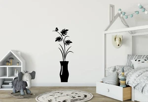 Plants In A Plant Pot Butterfly Wall Art Decal Sticker Home Decor FL29 - Picture 1 of 11