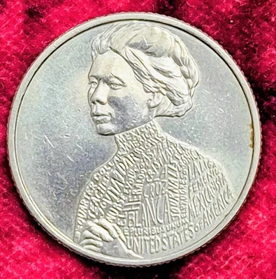 Jovita Idar Quarter 2023 P Rare  Errors Coin In Cod We Trust Die Chip Front - Image 1 of 4