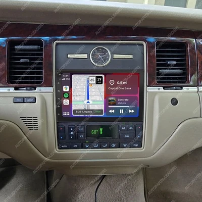 CARPLAY FOR LINCOLN TOWN CAR 2003-2011 7" ANDROID 15.0 GPS NAVI CAR RADIO STEREO - Image 1 of 4