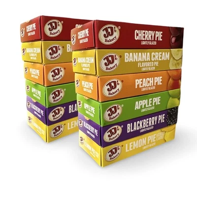 JJ's Panadería Pastel Esmaltado Sabor Fruta Variedad Paquete 4 Onzas Individualmente En Caja Foto 1 de 4