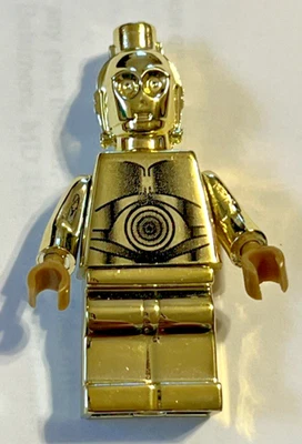 Minifigura Vintage Star Wars Original C-3po Cromo Dorado Foto 1 de 4