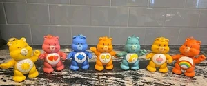 Lot of 7 Vintage 1980’s AGC Kenner 3.5" PVC Care Bear Figures - Bild 1 von 19
