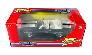 #51050F Johnny Lightning Black 1969 Chevy Camaro Convertible ~ 1:18 2006 Diecast - Picture 1 of 7
