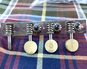 Vintage Waverly / Martin Mandolin Plank Tuners for Parts, Treble SIde, Inline - Picture 1 of 3