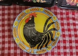 Vintage handbemalte Gedenktafel 16 Zoll Made in California Terracotta - Bild 1 von 8