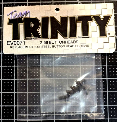 EV0071	Team Trinity ButtonHead Screws 2-56 (8) - Image 1 of 2