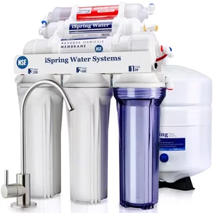Nsf-Certified 6-Stage Reverse Osmosis System W/ Alkaline Remineralization, Reduc - Picture 1 of 12