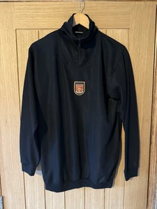 Top da allenamento vintage anni 90 Arsenal 1/4 quarto zip trapano taglia small oversize - Foto 1 di 5