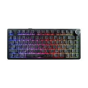 AULA F75 Tri-Mode | Black Contour | Star Vector Switch | | Hot-Swap | RGB | - Picture 1 of 6